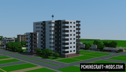 Realistic Apartment Complex Map For Minecraft