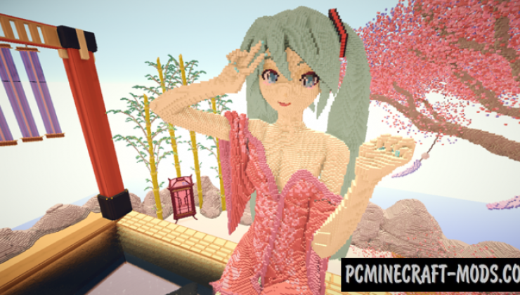 Hatsune Miku: Hot Spring - Art Map For MC