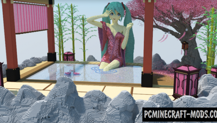 Hatsune Miku: Hot Spring - Art Map For MC