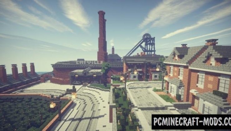 Carville: Industrial city Map For Minecraft