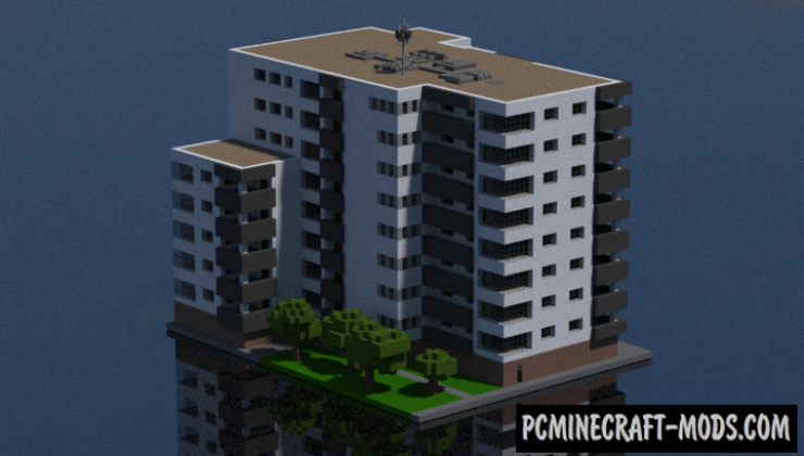 Realistic Apartment Complex Map For Minecraft