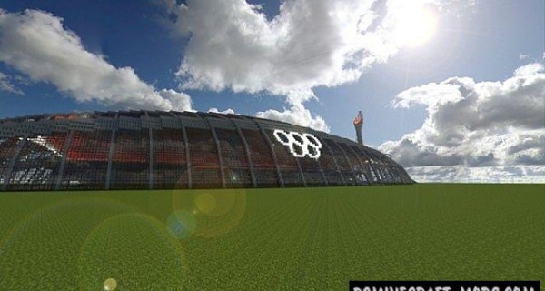 Olympic Stadium - Building, 3D Art Map Minecraft