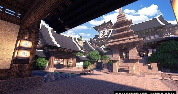 Oriental of Cantamo - City, Castle Map Minecraft