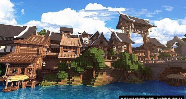 Oriental of Cantamo - City, Castle Map Minecraft