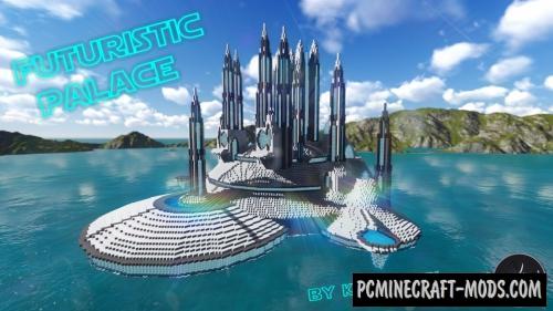 Futuristic Palace - Castle, Building Map For MC
