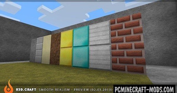 R3D.CRAFT – Smooth Realism Resource Pack For Minecraft 1 