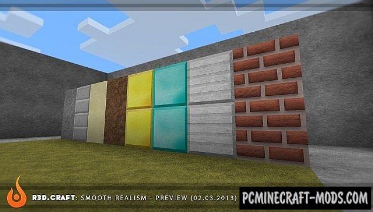 R3D.CRAFT - Smooth Realism Resource Pack MC 1.15.2
