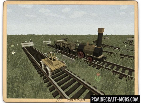 Rails of War - Mech Mod For Minecraft 1.12.2, 1.7.10, 1.6.4