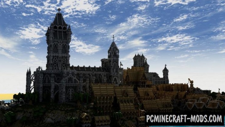 Lothaven - Castle, Town Map For Minecraft