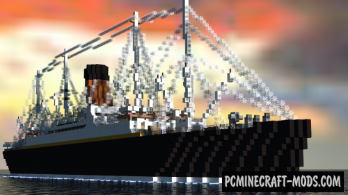 RMS Carpathia - Custom Art Map For Minecraft