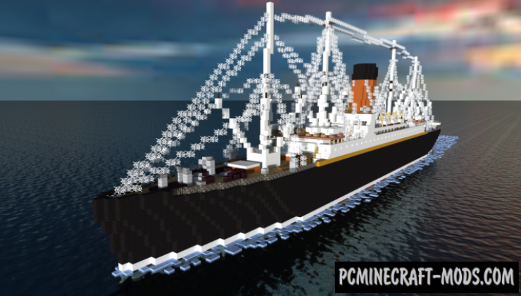 RMS Carpathia - Custom Art Map For Minecraft