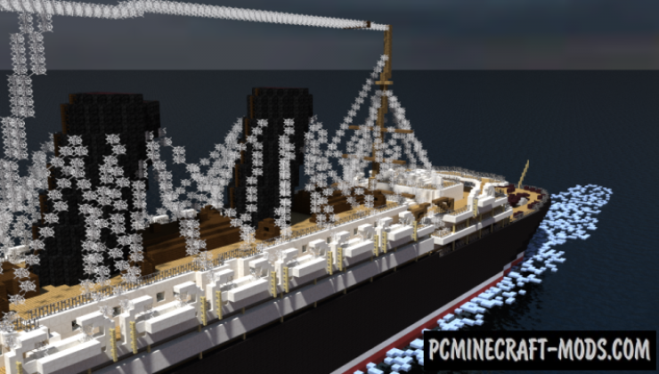RMS Lusitania - 3D Art Map For Minecraft