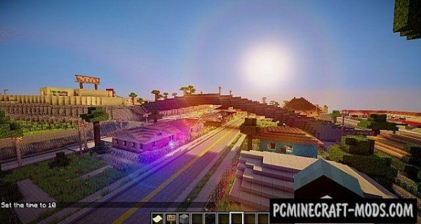 San Andreas - City Map For Minecraft