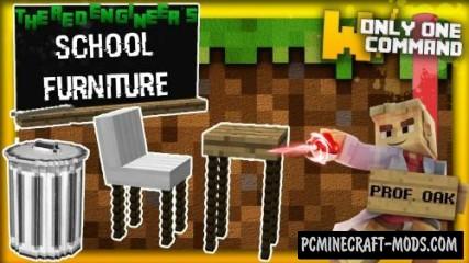 School furniture Command Block For Minecraft 1.8.9