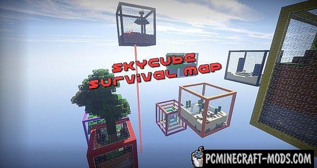 Sky Cubes Survival Map For Minecraft
