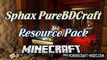 Sphax PureBDCraft 128x Resource Pack MC 1.18.1