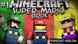 Super Mario Bros - Adv, Parkour Map Minecraft
