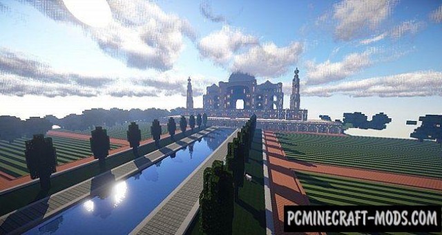 Taj Mahal - Castle, Building Map For Minecraft