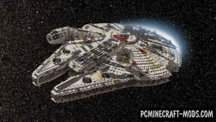 Star Wars Millennium Falcon - Art Map For MC