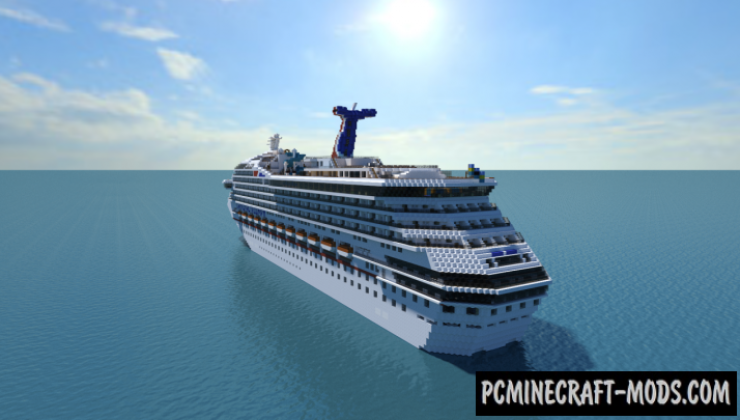 Carnival Triumph Cruise Ship Map For Minecraft 1.14, 1.13 