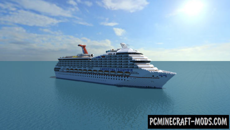 Carnival Triumph Cruise Ship - 3D Art Map MC