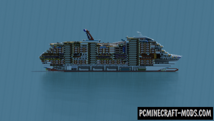 Carnival Triumph Cruise Ship - 3D Art Map MC