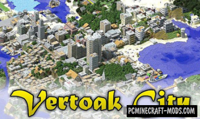 Vertoak City - Buildings Map For Minecraft