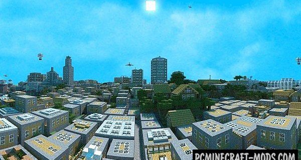 Vertoak City - Buildings Map For Minecraft