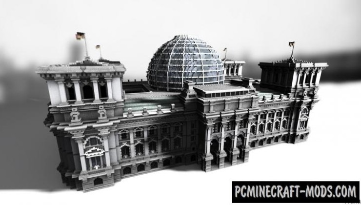 Berlin Reichstag - Building Map For Minecraft