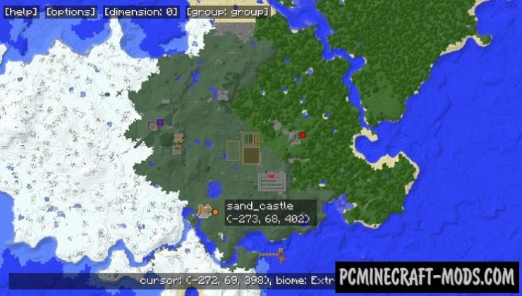 MapWriter - Minimap Mod For Minecraft 1.7.10, 1.6.4