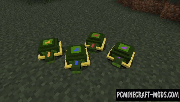 Pet Turtles - Creature Mod For Minecraft 1.7.10