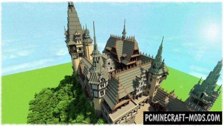 Vitruvian Castle Map For Minecraft