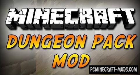 Dungeon Pack - Adventure, Gen Mod Minecraft 1.8.9, 1.7.10