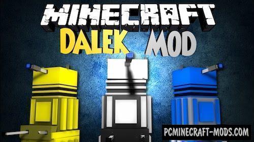 Dalek - New Mobs, Items Mod For Minecraft 1.12.2