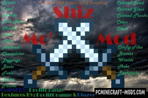 Mo' Shiz - Decor, New Blocks, Tools Mod For MC 1.14.4, 1.12.2