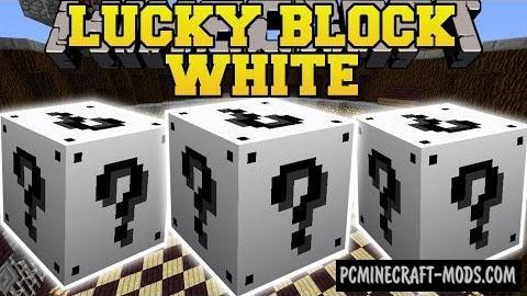 Lucky Block White Mod For Minecraft 1.7.10