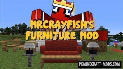 MrCrayfish's Furniture - Decor Mod For Minecraft 1.19.3, 1.18.2, 1.17.1, 1.12.2