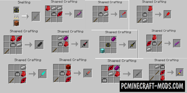 Tokyo Ghoul - Weapons, Armor Mod For Minecraft 1.7.10