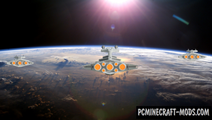 Star Destroyer - 3D Art, Building Map Minecraft