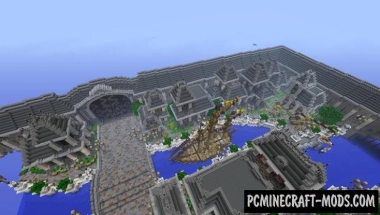 The Academy - Castle, Building Map Minecraft
