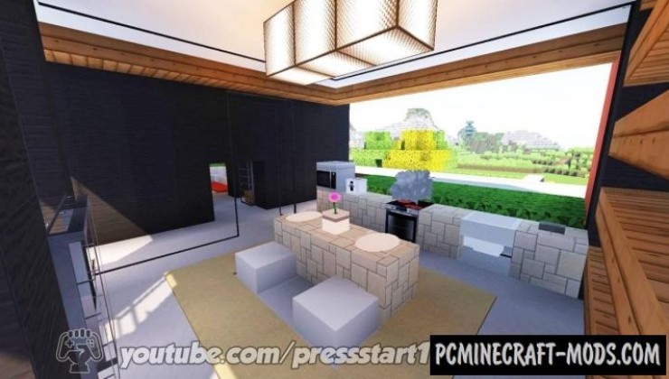Modern Villa - House Map For Minecraft