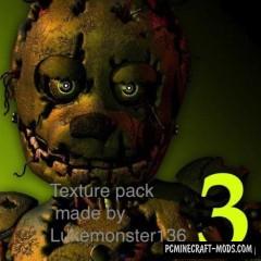 Five Nights at Freddy's 3 Texture Pack For Minecraft 1.8.9
