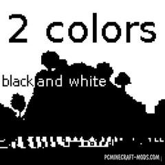 2 colors (black & white) 32x Resource Pack For MC 1.8.9