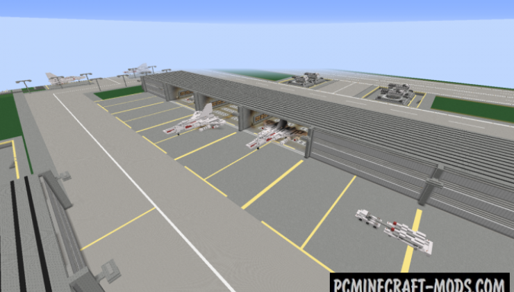 AirBase - 3D Art, Building Map For Minecraft