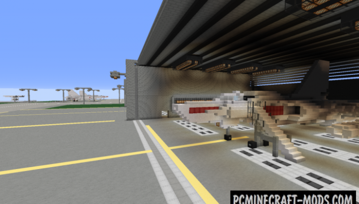 AirBase - 3D Art, Building Map For Minecraft