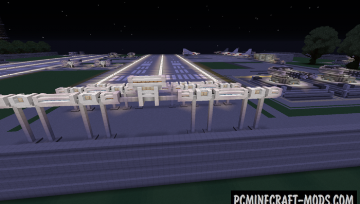 AirBase - 3D Art, Building Map For Minecraft