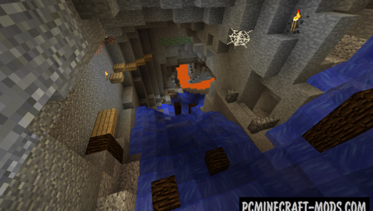 Parkour Paradise Caves Map For Minecraft