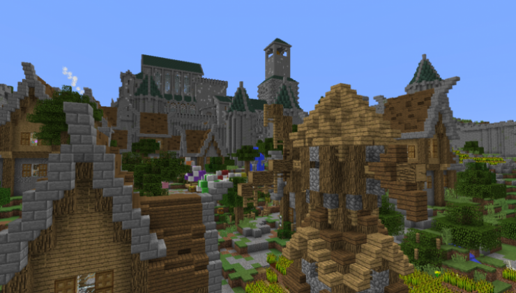 City of Bastion - Castle Map For Minecraft