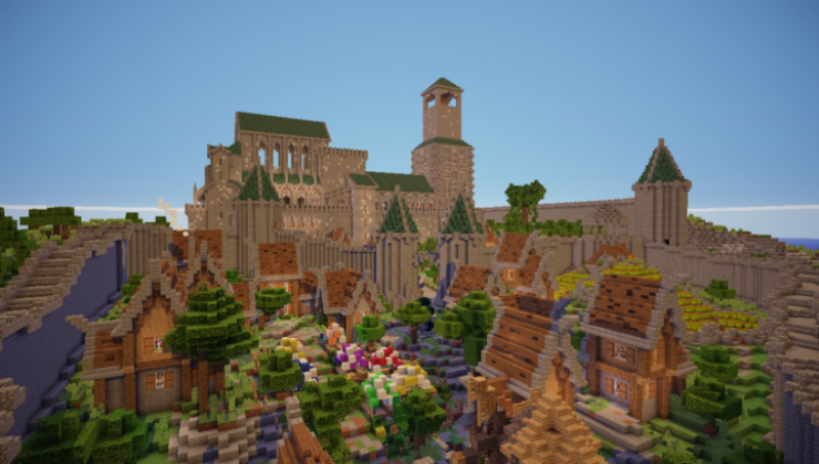 City of Bastion - Castle Map For Minecraft