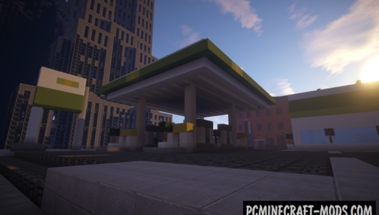 The Last Of Us - City, Survival Map For Minecraft